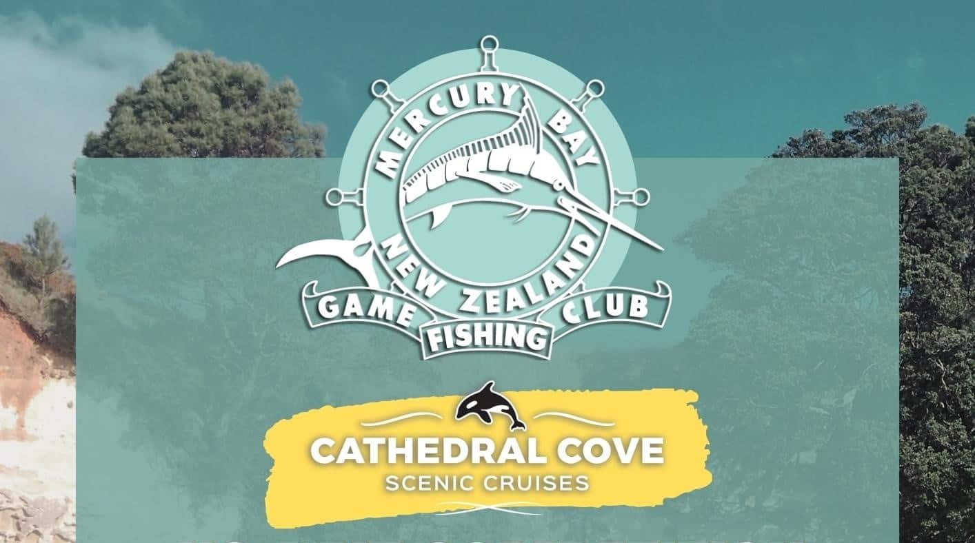 Poster-A Cathedral Cove Scenic Cruises No Bait Tournament Poster Landscape